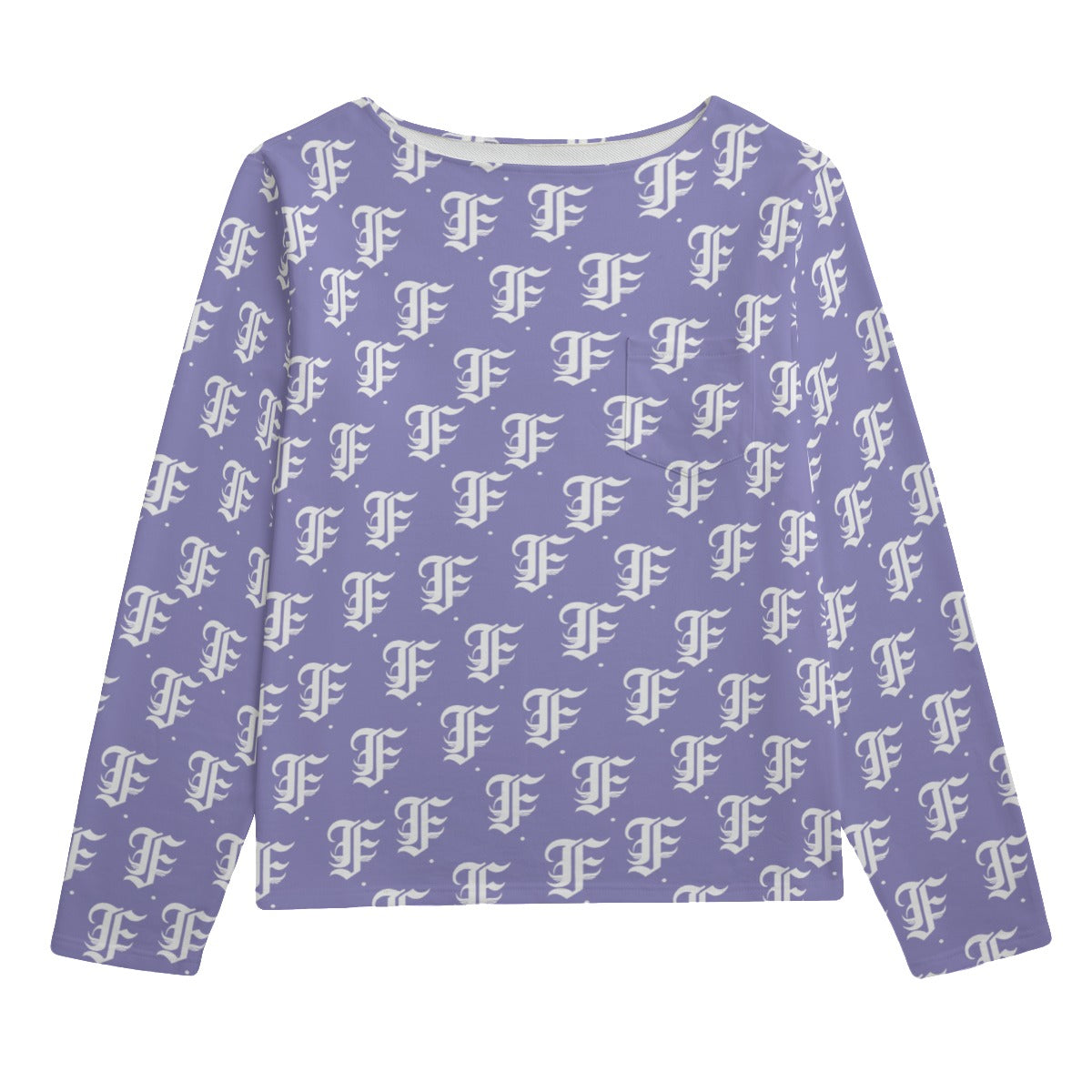 FFLavender Boat Neck Sweatshirt | 310GSM Cotton