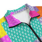 Pastel Patchwork | Knitted Fleece Zip-up