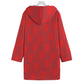 FFDarkCherry | Fleece Canvas Coat