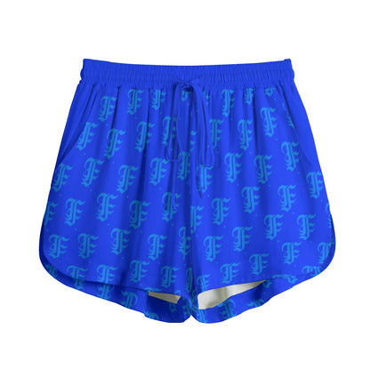 FFBlue | Shorts With Drawstring  (Rayon)