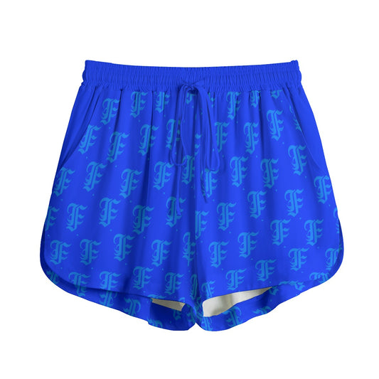 FFBlue | Shorts With Drawstring  (Rayon)