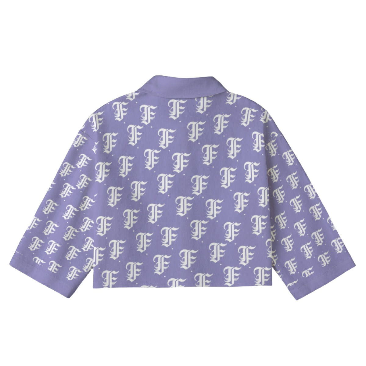 FFLavender [Cropped Button-Up Jacket] | 245GSM Cotton