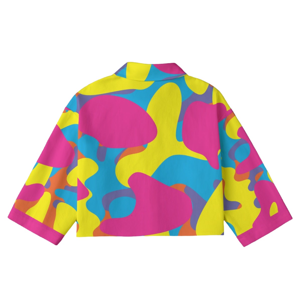 FFSummaCamo [Cropped Button-Up Jacket] | 245GSM Cotton