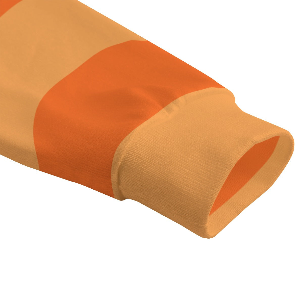 Creamsicle Striped | Knitted Fleece Zip-up