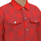 FFDarkCherry Trucker Jacket | 245GSM Cotton
