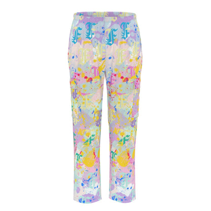 FFPastelSplatta | Track Cargo Pants