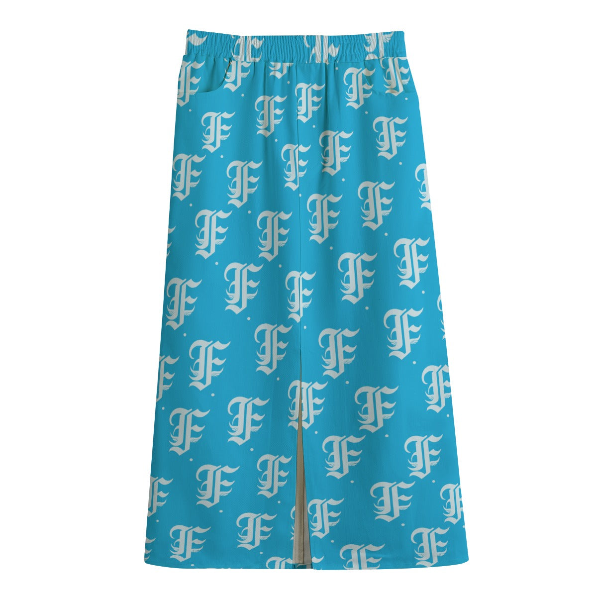 FFBabyBlu Mid-slit Skirt | 245GSM Cotton
