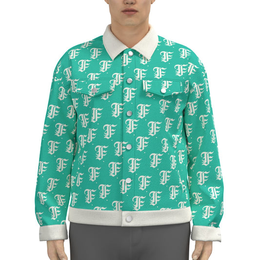 FFTurquoise Trucker Jacket | 245GSM Cotton
