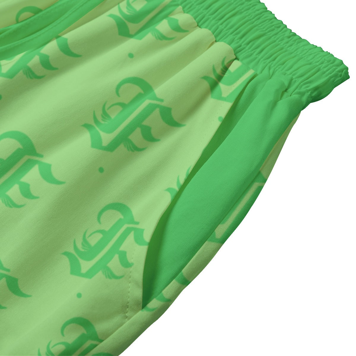 FFMintGreen | Shorts With Drawstring  (Rayon)