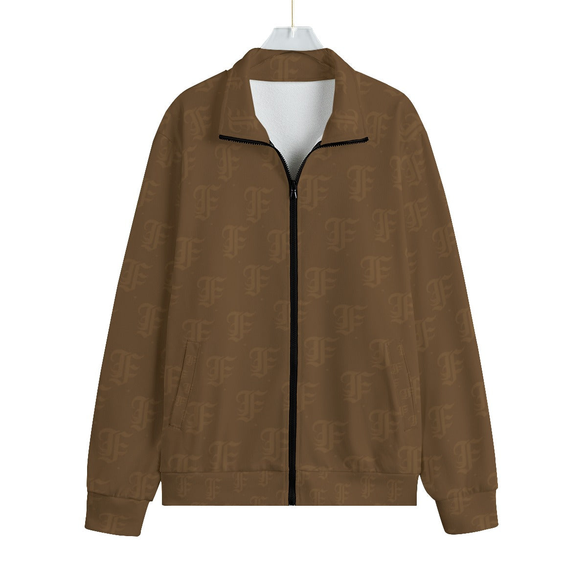 FFBrown | Knitted Fleece Zip-up