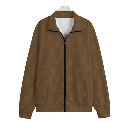 FFBrown | Knitted Fleece Zip-up