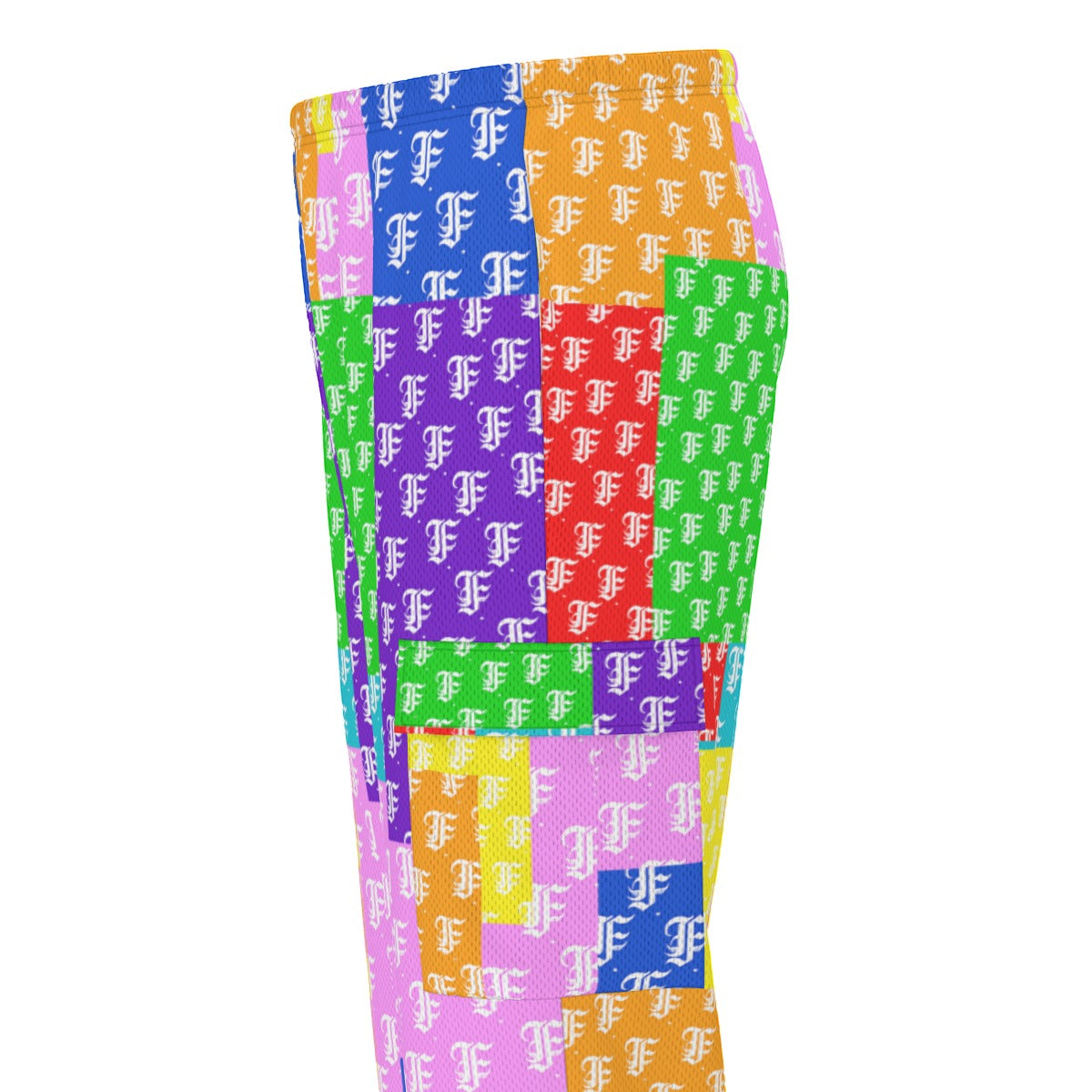 Multi-Color Patchwork | Track Cargo Pants