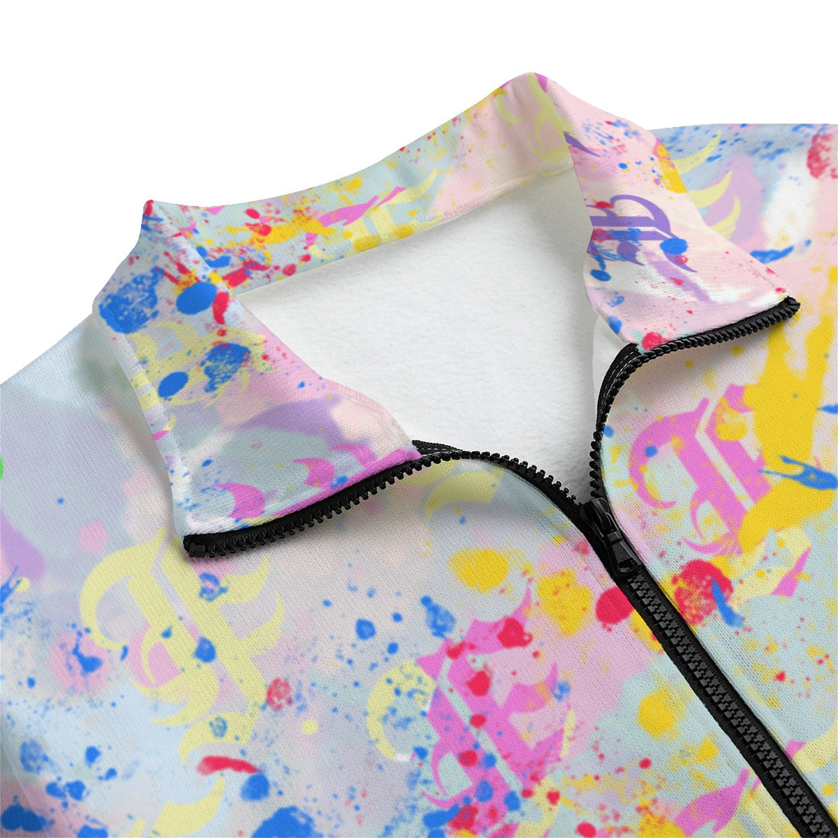FFPastelSplatta | Knitted Fleece Zip-up