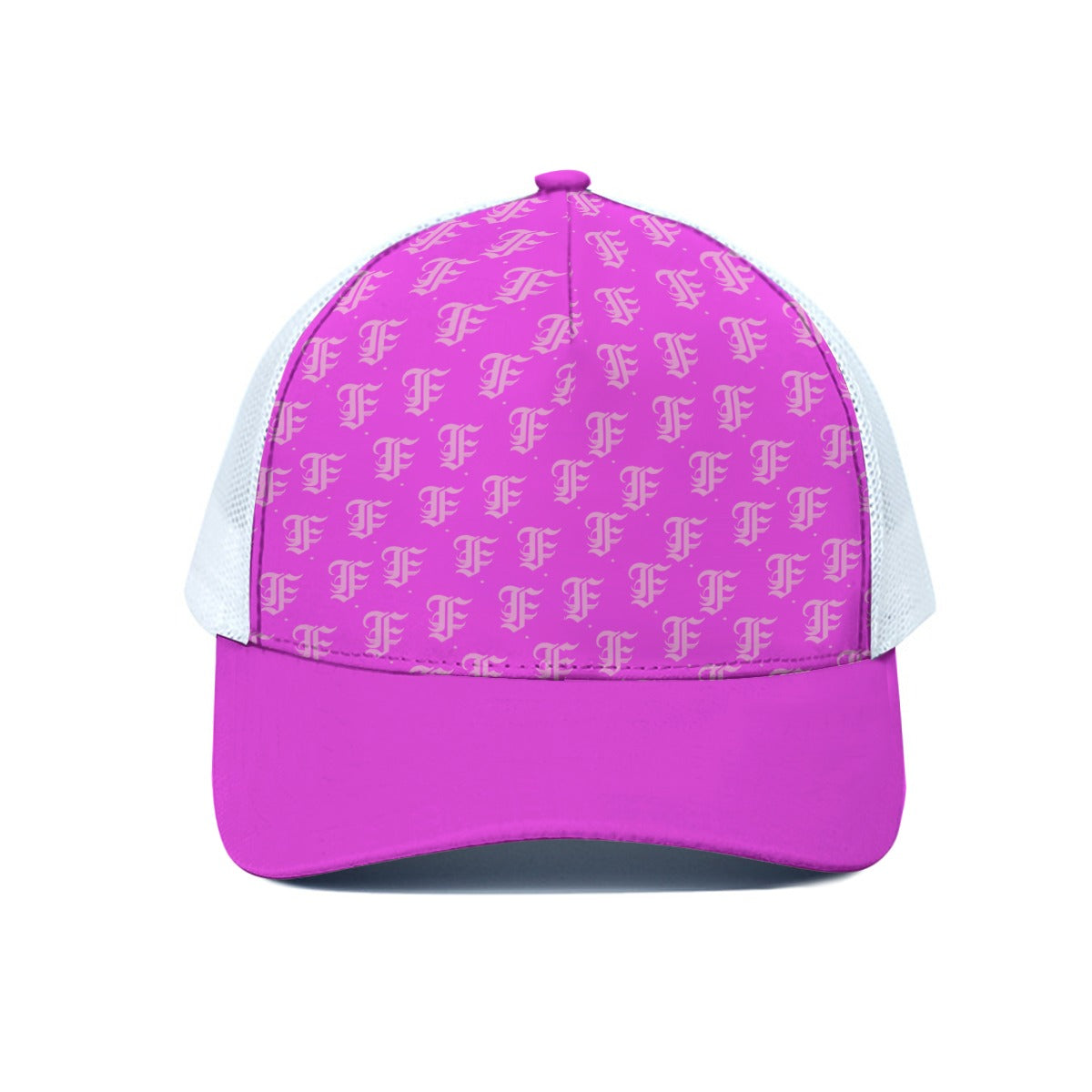 FFPink | Cap W/ White Half-mesh