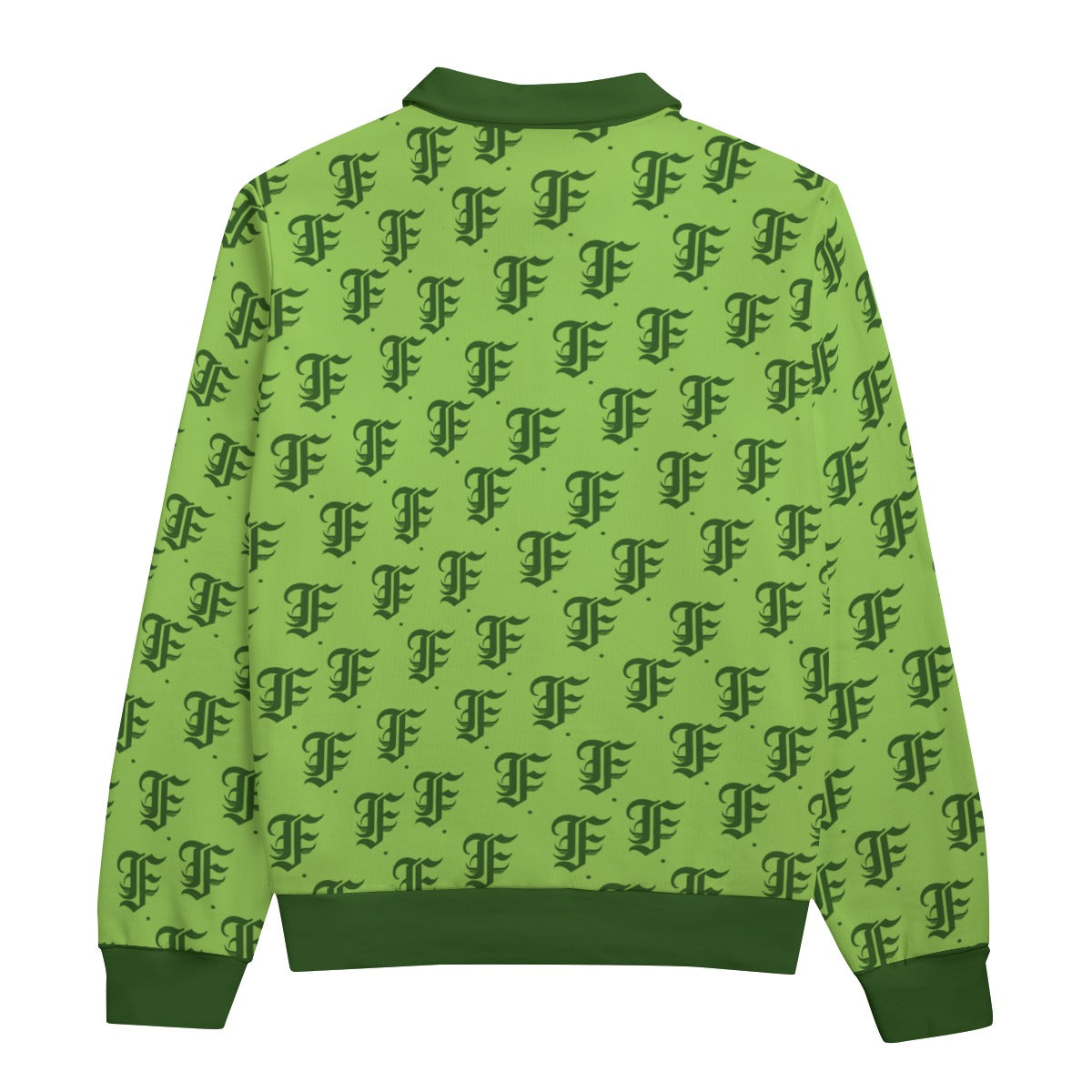 FFGreen Heavyweight Zip-Up Polo  | 310GSM Cotton