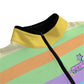 Pastel Striped | Quarter Zip Sweater