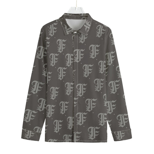 FFGrey Button-Up |115GSM Cotton poplin