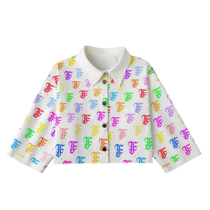 FFMulti [Cropped Button-Up Jacket] | 245GSM Cotton