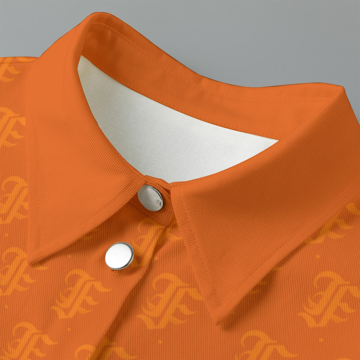 FFOrange [Cropped Button-Up Jacket] | 245GSM Cotton