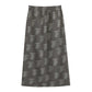 FFGrey Mid-slit Skirt | 245GSM Cotton