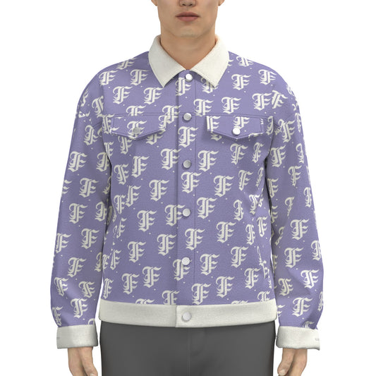 FFLavender Trucker Jacket | 245GSM Cotton