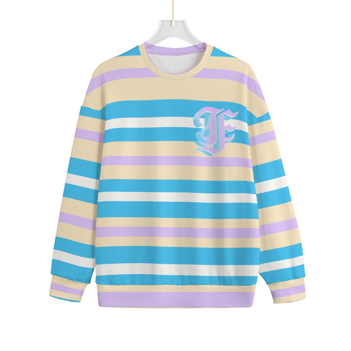 Lavender Cream | Drop Knitted Sweater