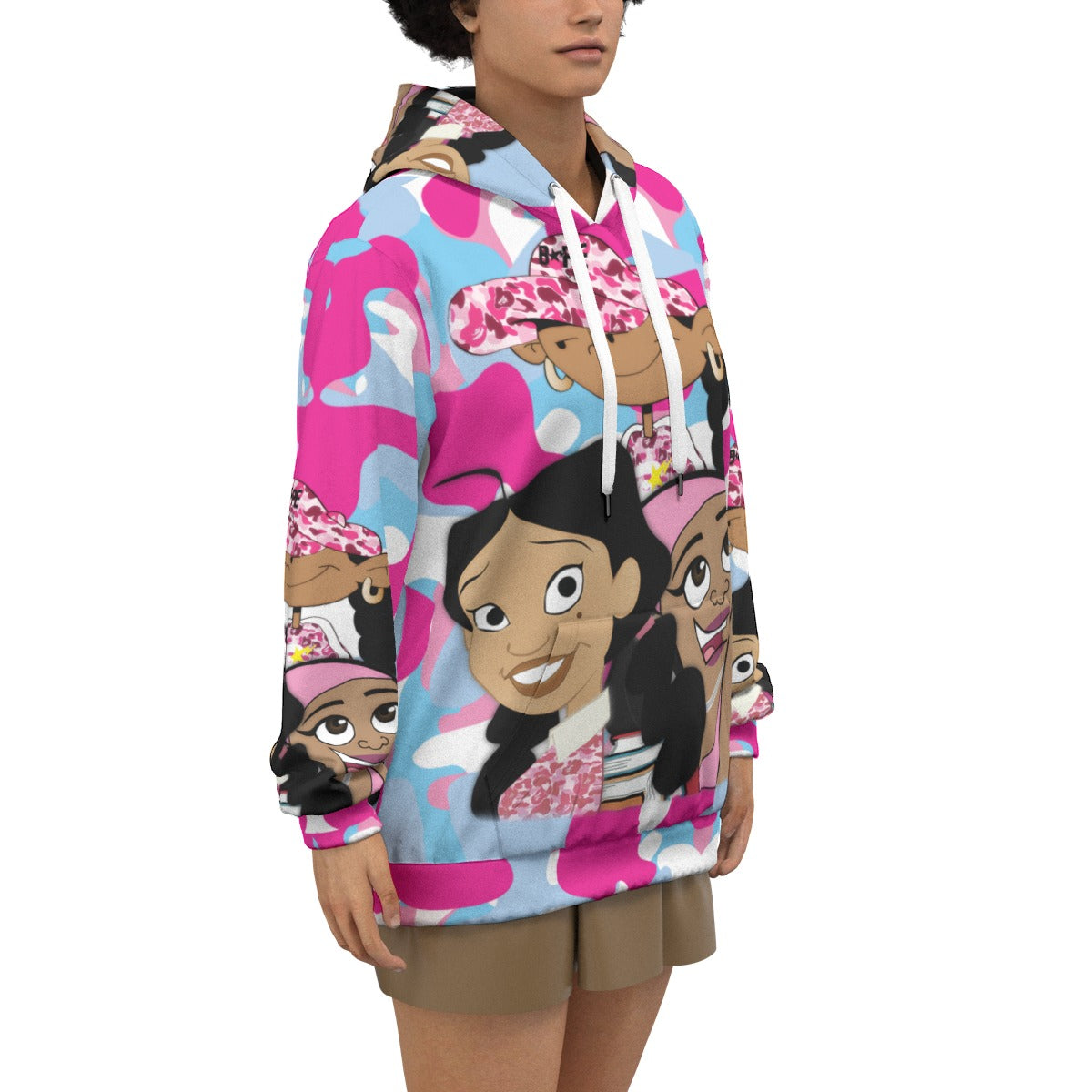 BLKGIRLPOP (AOP) Hoodie | 310GSM Cotton