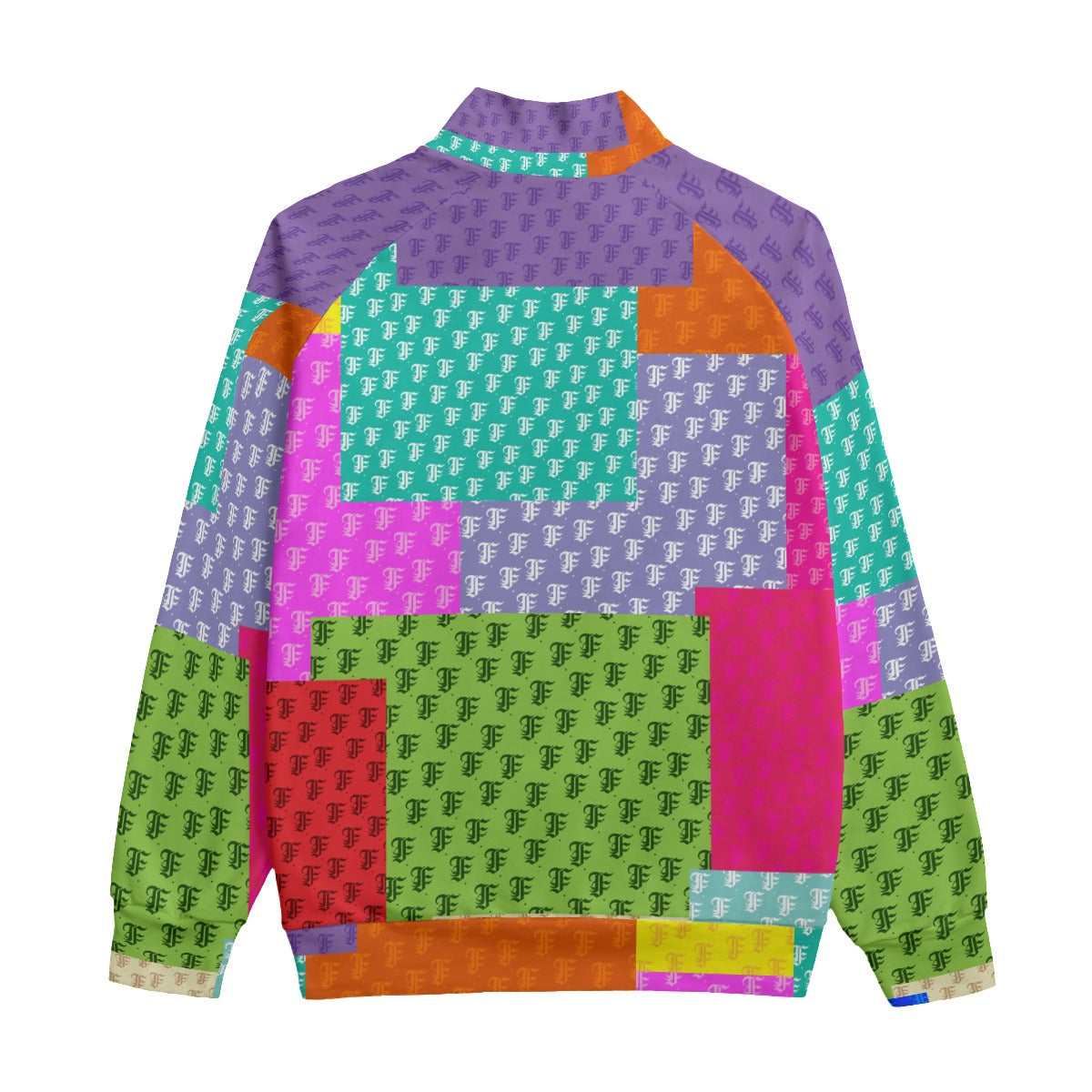 FFMulti-Color Patchwork Zip-up | 310GSM Cotton