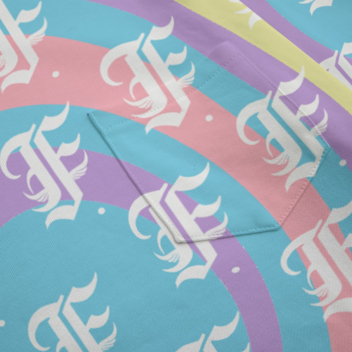 FFPastelSwirl Boat Neck Sweatshirt | 310GSM Cotton