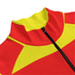 Red&Yellow Striped Zip-up | 310GSM Cotton
