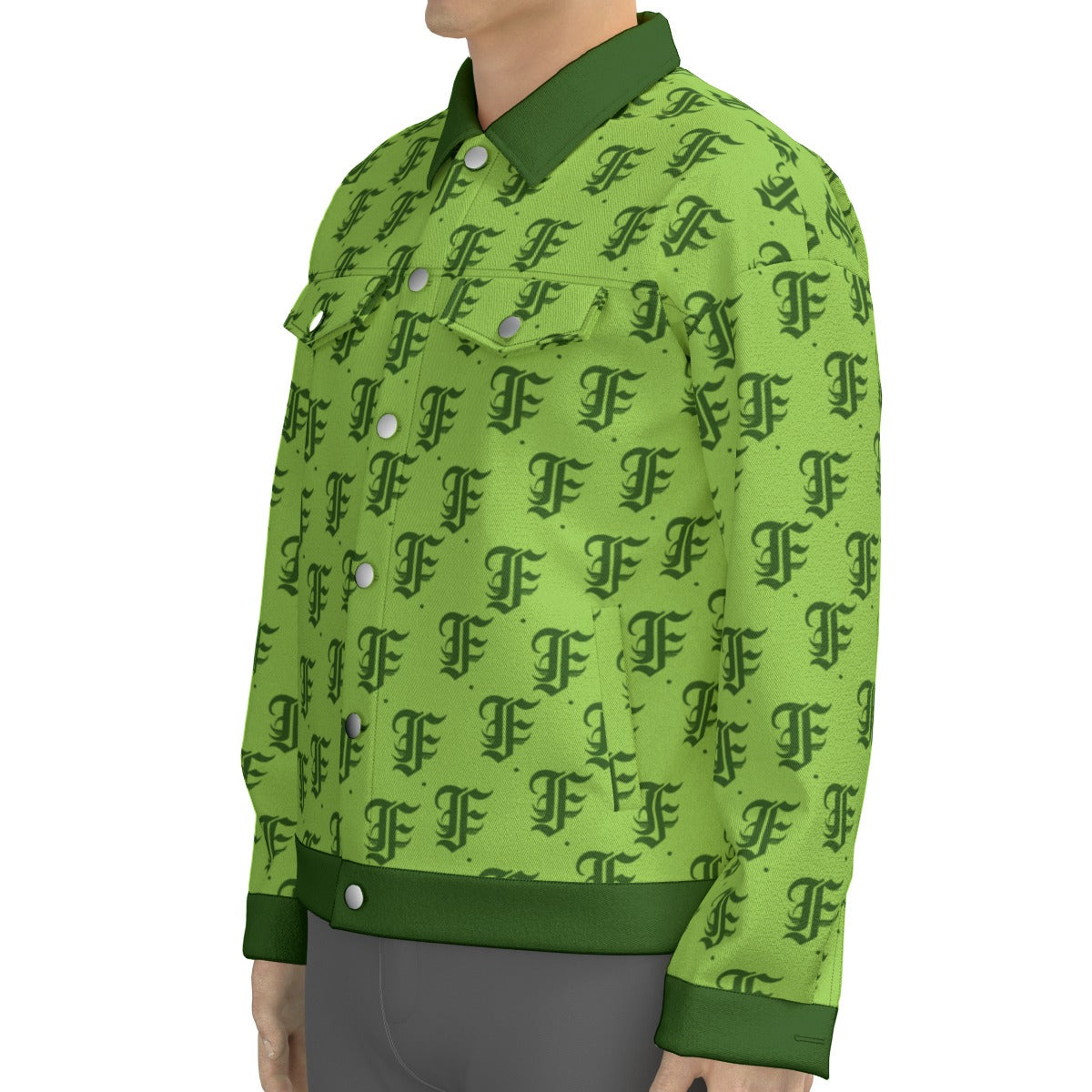 FFGreen Trucker Jacket | 245GSM Cotton
