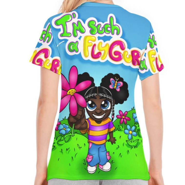 Such a FlyGurl AOP Tee | 190GSM Cotton