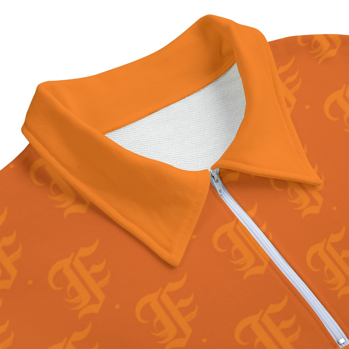 FFOrange Heavyweight Zip-Up Polo  | 310GSM Cotton
