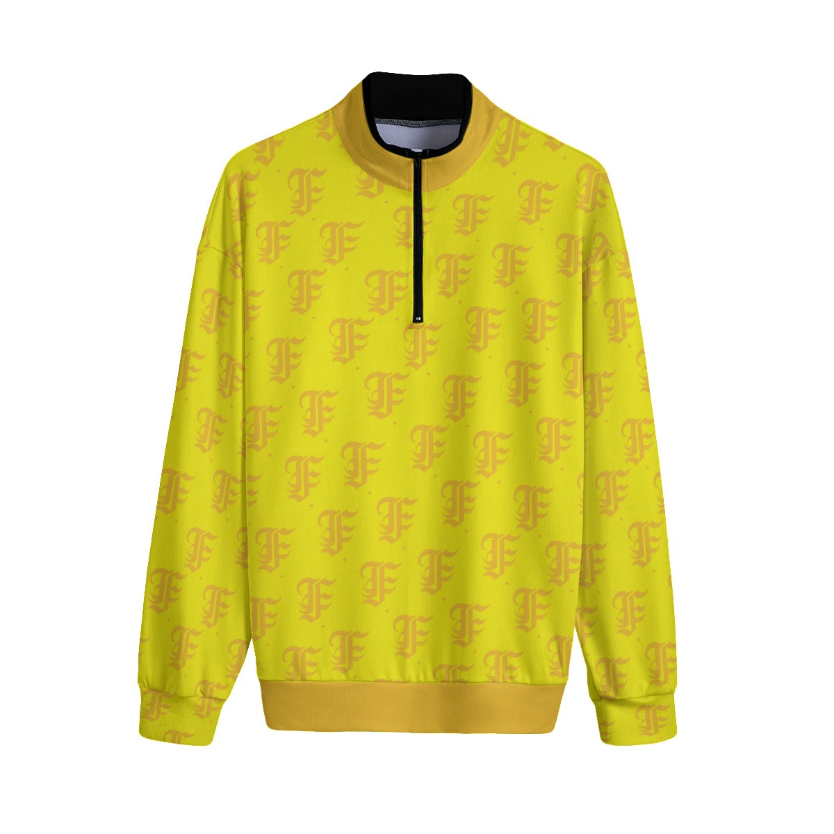 FYellow | Quarter Zip Sweater