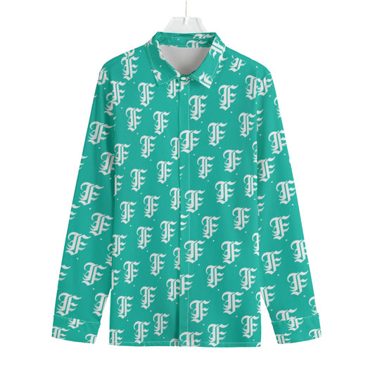 FFTurquoise Button-Up |115GSM Cotton poplin
