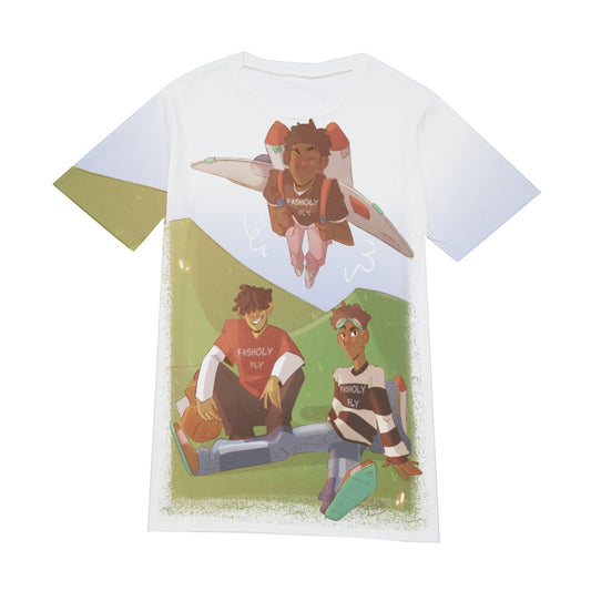 Da'FasholyFlyGuyz AOP TEE | 190GSM Cotton