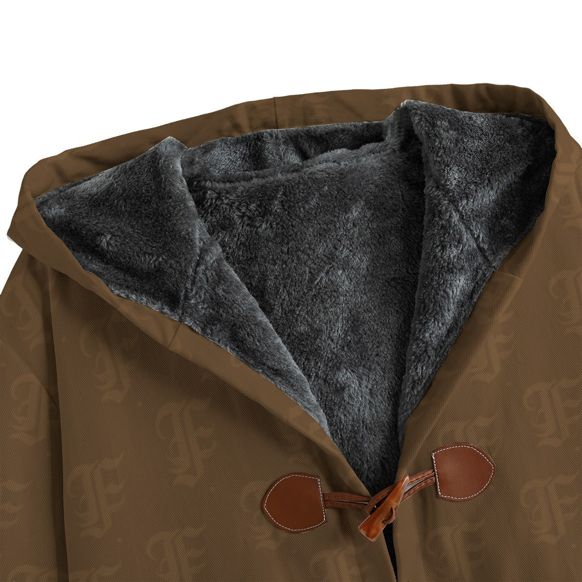 FFBrown | Fleece Canvas Coat