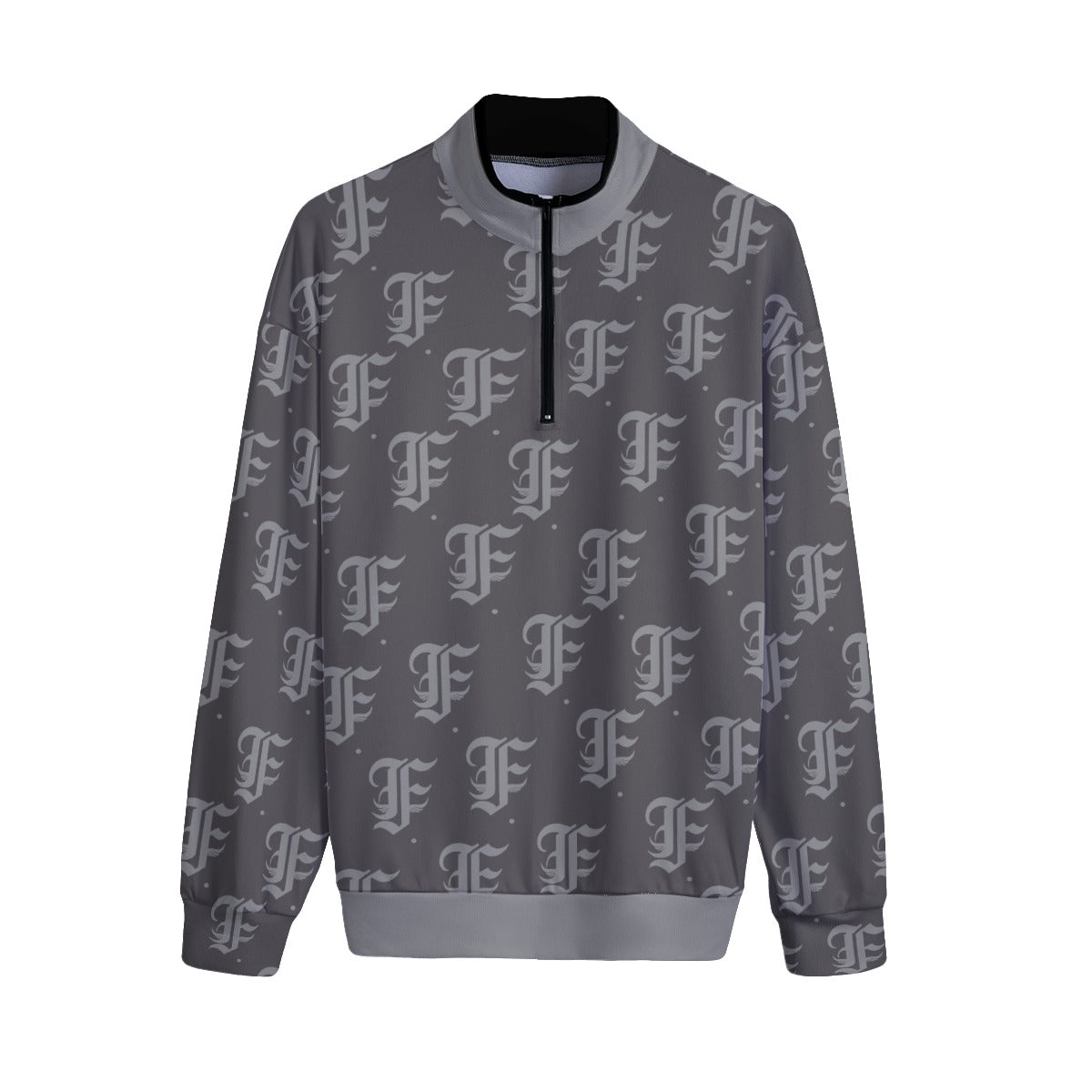 FFGrey | Quarter Zip Sweater