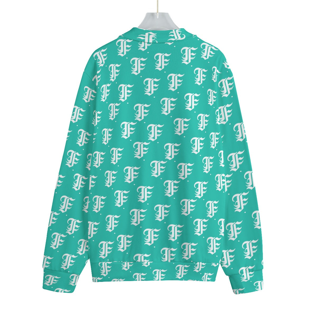 FFTurquoise | Knitted Fleece Zip-up
