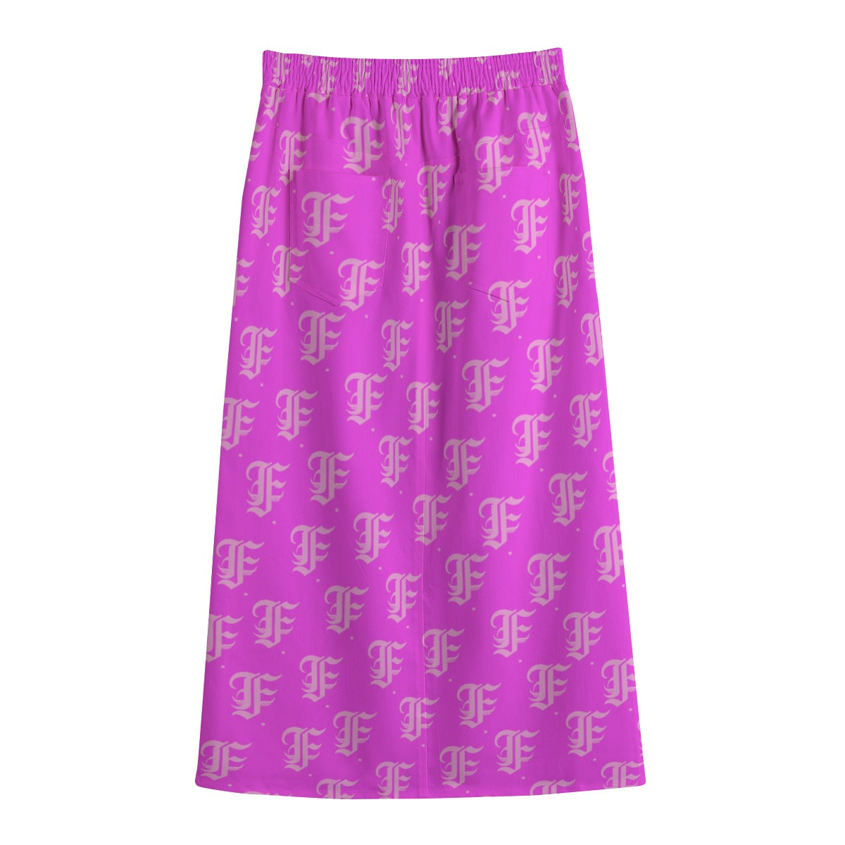 FFPink Mid-slit Skirt | 245GSM Cotton