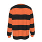 Orange & Black Striped | Basic Sweater