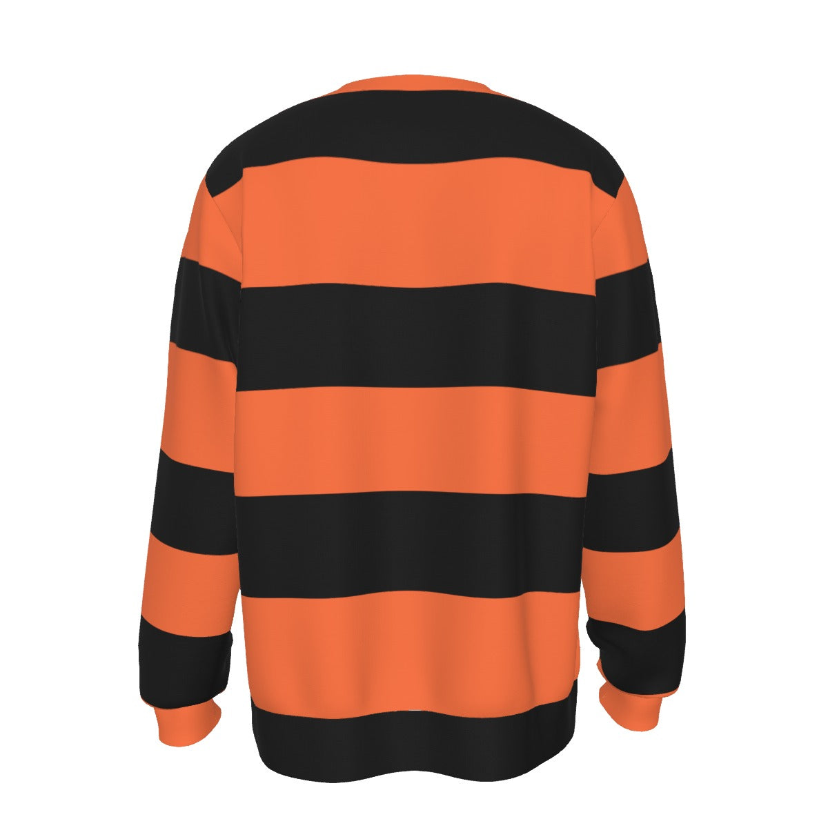 Orange & Black Striped | Basic Sweater