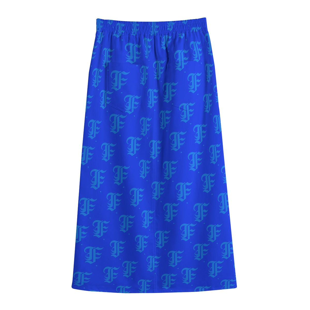 FFBlue Mid-slit Skirt | 245GSM Cotton