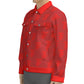 FFDarkCherry Trucker Jacket | 245GSM Cotton