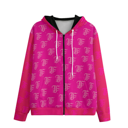 FFPink Zip-Up Hoodie | 310GSM Cotton