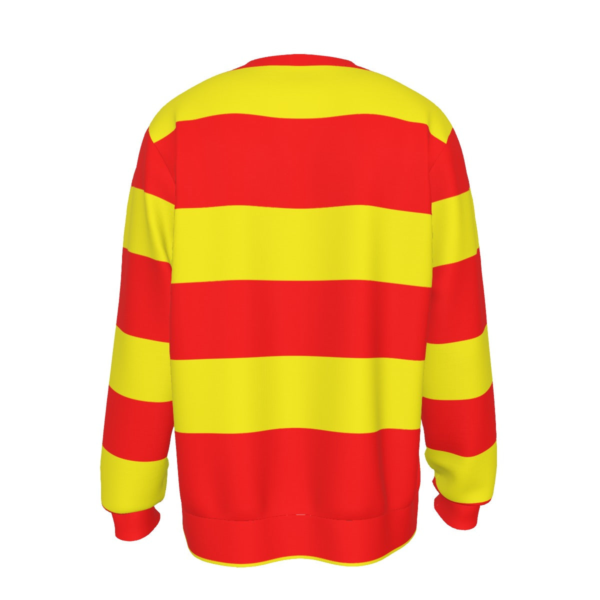 Red & Yellow Striped | Basic Sweater