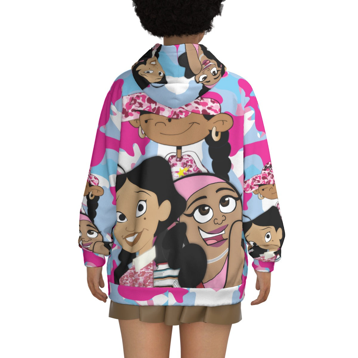 BLKGIRLPOP (AOP) Hoodie | 310GSM Cotton