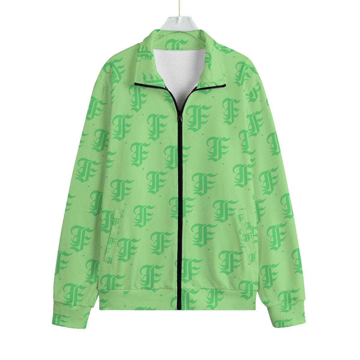 FFMintGreen | Knitted Fleece Zip-up