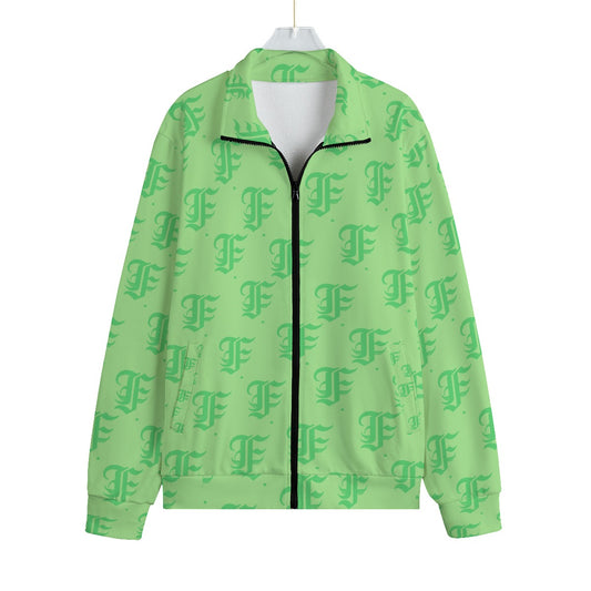 FFMintGreen | Knitted Fleece Zip-up