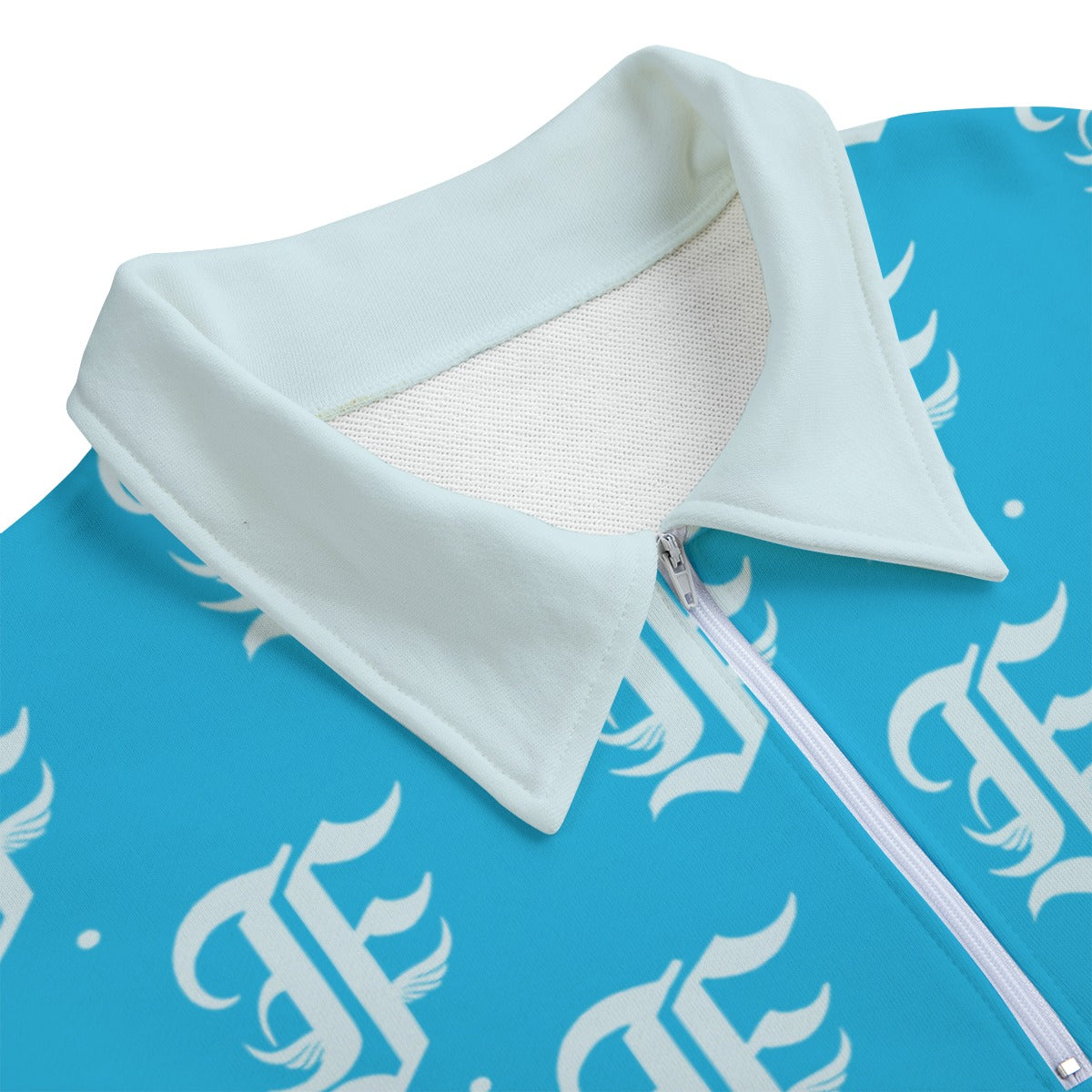 FFBabyBlu Heavyweight Zip-Up Polo  | 310GSM Cotton